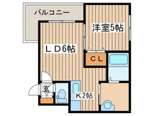 KahalaCourt 2nd【4階】の間取り