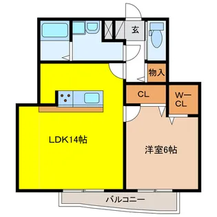 杉山第1ビル【2階】の間取り