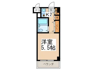 ルクレ青葉台【3階】の間取り
