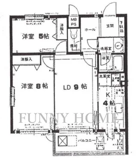 クレール桜新町【2階】の間取り