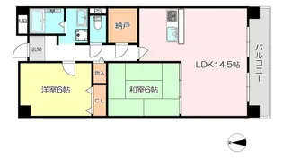 フォレスト武庫之荘本町【2階】の間取り