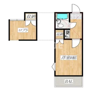 モンリヨン【2階】の間取り