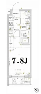 アクサス練馬【1階】の間取り