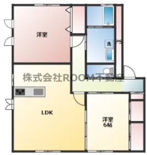 ライフハウス北原II【2階】の間取り