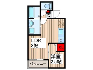 Jack yoshinoI【1階】の間取り