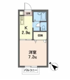 レジデンス向陽【2階】の間取り