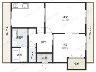 メゾンMK【3階】の間取り