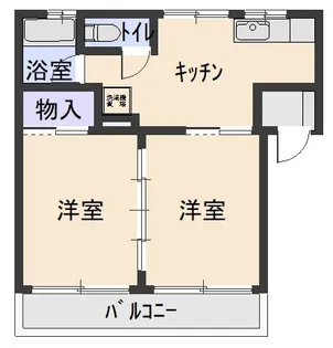 サングリーンハイツ【2階】の間取り