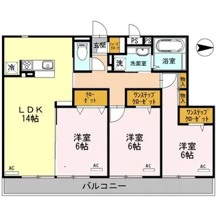 グランエステート奈良【3階】の間取り