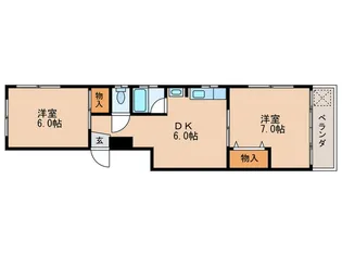 青山ビル【4階】の間取り