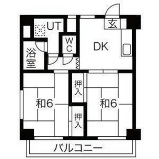 豊徳ハイツ【1階】の間取り