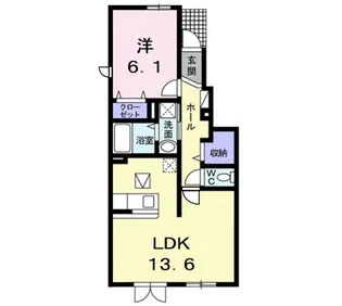 カエルムUII【1階】の間取り