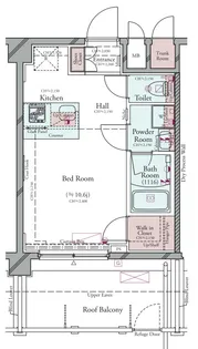 プラシア蒲田 THE GRAND RESIDENCE【5階】の間取り