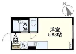 カンプ・ノウ TOTSUKA【1階】の間取り