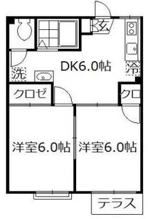 マーベラス一橋【1階】の間取り