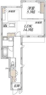 Fleur【1階】の間取り
