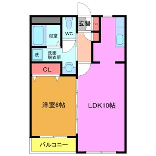 M High Crest【3階】の間取り