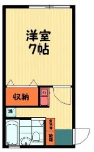 コーポいなのべ2号棟【2階】の間取り