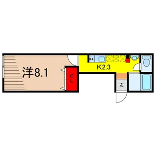 エルドエル【1階】の間取り