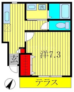 カステージョ柏の葉【1階】の間取り