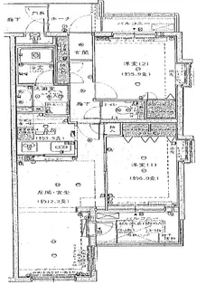 ロイヤルエクセラージュ二十騎町【4階】の間取り