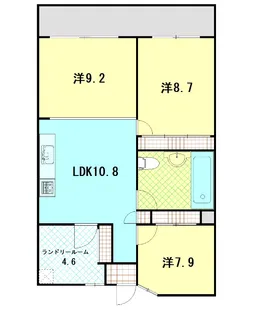 大光不動産BLDG.3【6階】の間取り