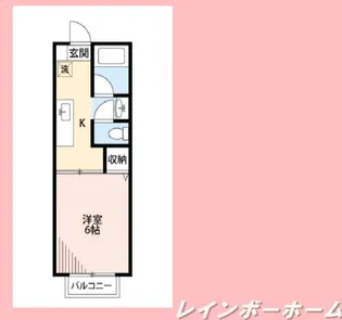 クオリティハイツ鎌ケ谷【2階】の間取り