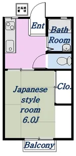 カワサキハイツ【2階】の間取り