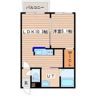 Premier八軒東【2階】の間取り