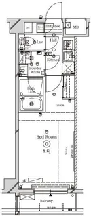 ラフィスタ本蓮沼【2階】の間取り