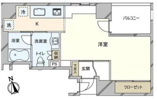 ベラカーサ秋葉原【9階】の間取り