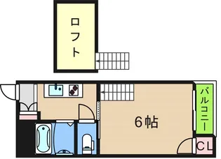 ファニーハースト【4階】の間取り
