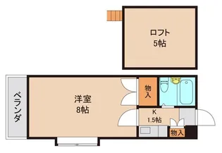 メゾン・ルミエール【2階】の間取り
