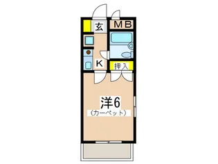 ピ-スフルハウス【4階】の間取り