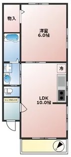 ディウェルII【2階】の間取り