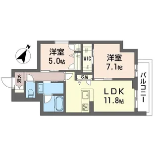サンロード辻堂東海岸【2階】の間取り
