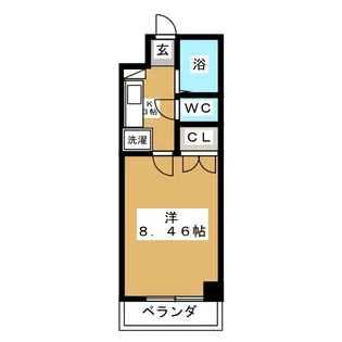 クレオ舞浜【2階】の間取り