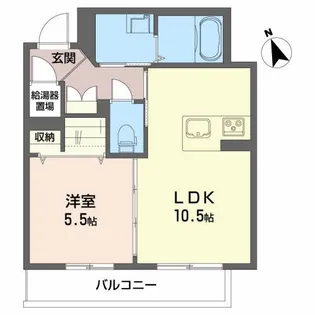 エターナル久留米【2階】の間取り