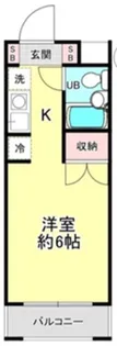サニーハイツ【1階】の間取り
