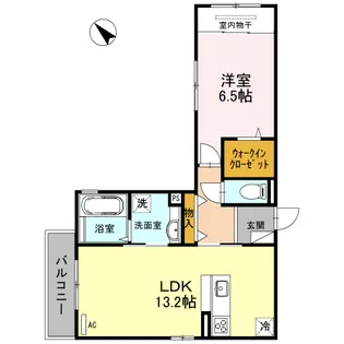 ALCIONE壱番館【2階】の間取り