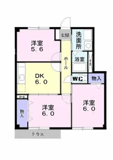 グラン・リーオI【1階】の間取り