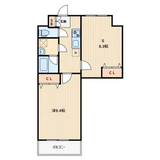 FANTASIA【3階】の間取り