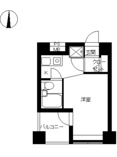 スカイコート高田馬場第2【6階】の間取り
