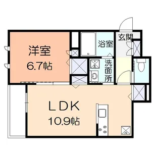 リラフォート【1階】の間取り