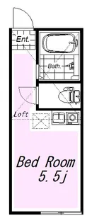 ユナイト生麦レオニックの杜【1階】の間取り
