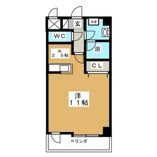 ビューマーク大倉山【2階】の間取り