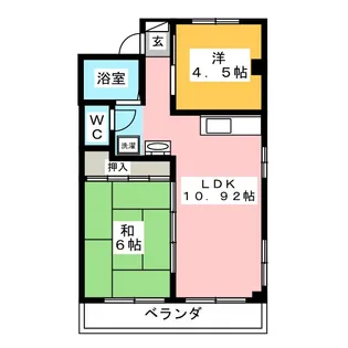 メゾンワタナベ【2階】の間取り
