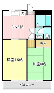 コーポ・リバティ―E【3階】の間取り