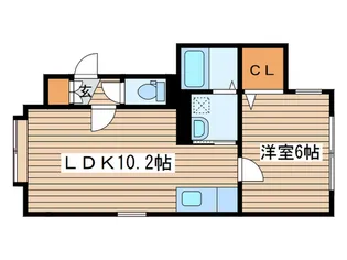 COMOD・CASA41【3階】の間取り