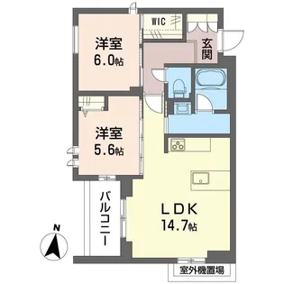 クレスティーク【3階】の間取り